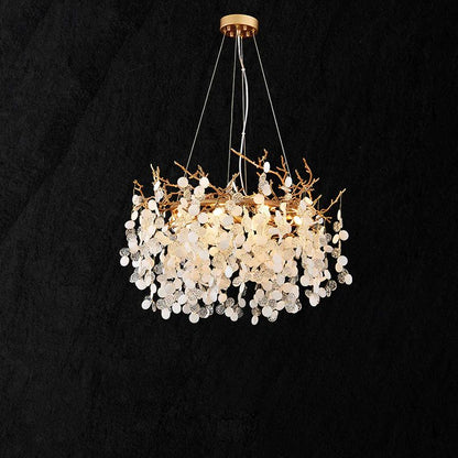 Cathy Round Circle Fortune Tree Round Branch Chandelier