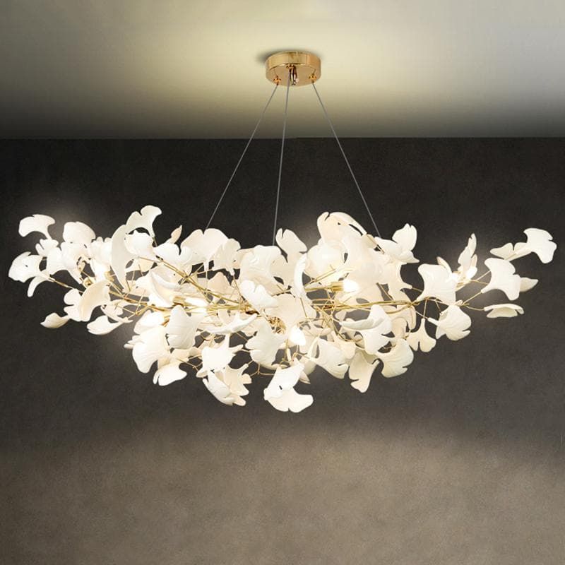 Ceramic Ginkgo Modern Chandelier