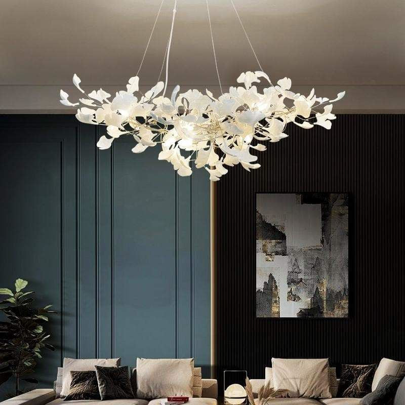 Ceramic Ginkgo Modern Chandelier