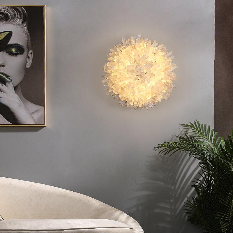 Gina Crystal Sunflower Wall Sconce