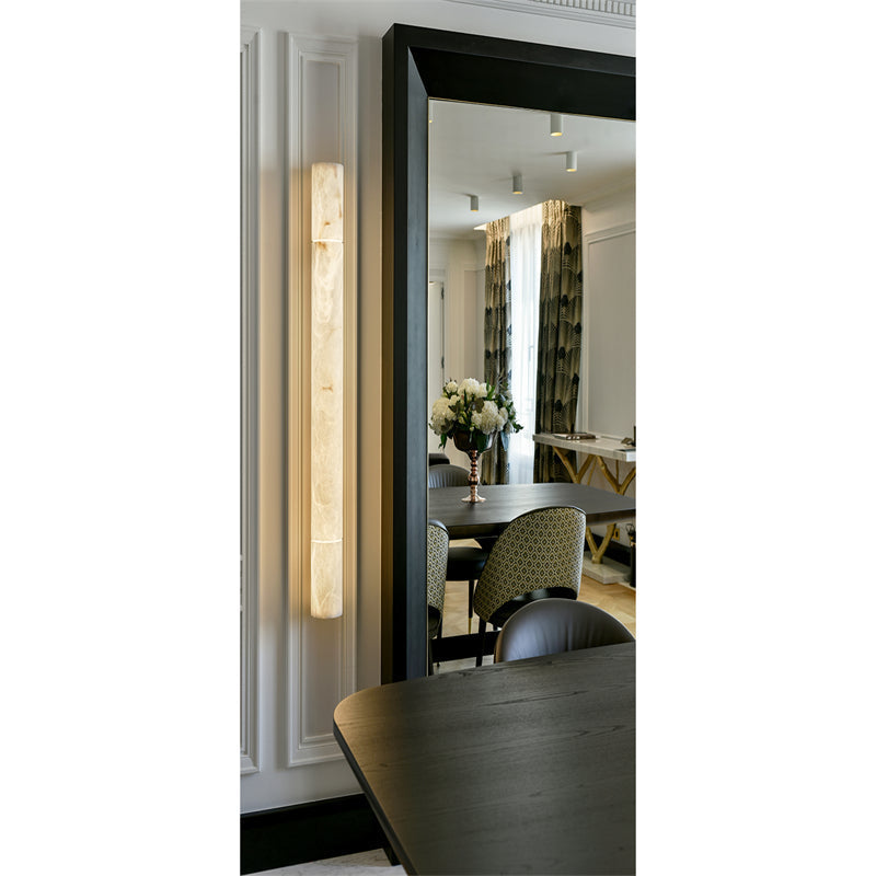 Modern Alabaster Wall Sconce 3''