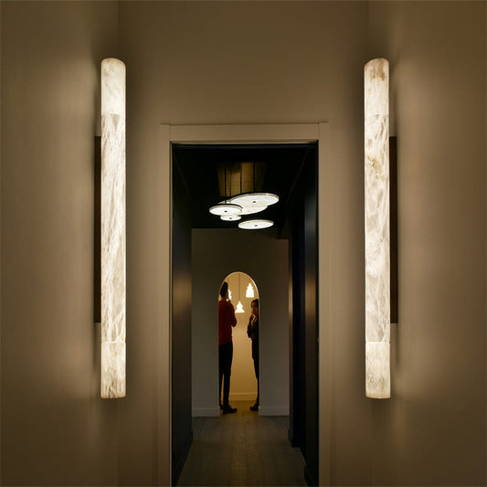 Modern Alabaster Wall Sconce 3''